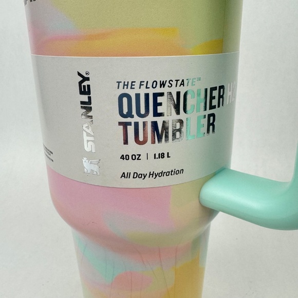 NEW Stanley Quencher H2.0 40oz Tumbler Pastel Warm Serene Brushstrokes - Picture 4 of 12